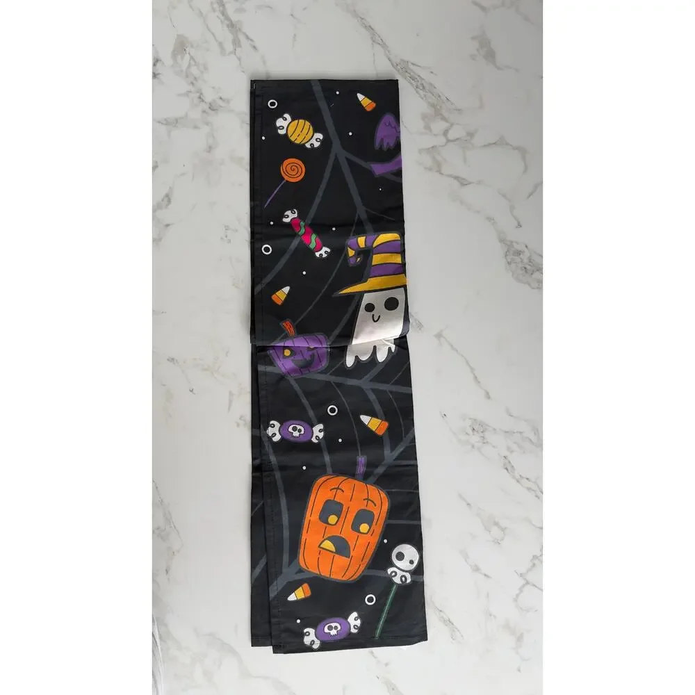 Disney Halloween Mickey Ghost Pumpkin Boo Embroidered Kitchen Towel NWT